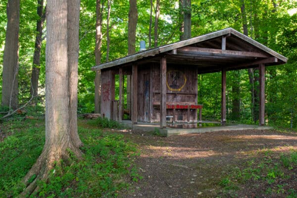 Abandoned building at Beechwood State Park in Wayne County NY