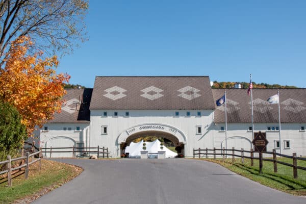 The entrance to Brewery Ommegang in Cooperstown, New York