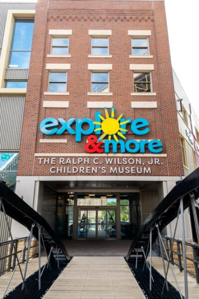 Entrance to Explore & More Buffalo Children's Museum