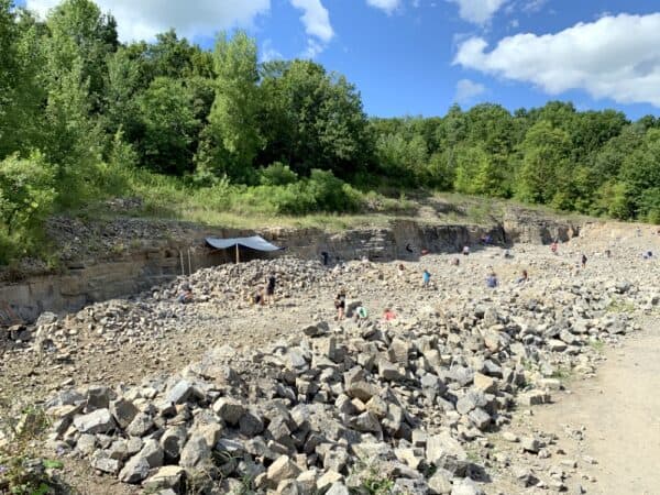 Die Herkimer Diamantenmine im Bundesstaat New York