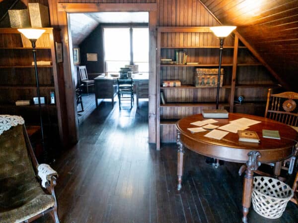 Third floor of the Susan B Anthony Museum and House in Rochester NY