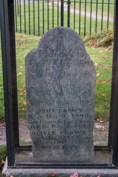 Grave of John Brown in North Elba New York