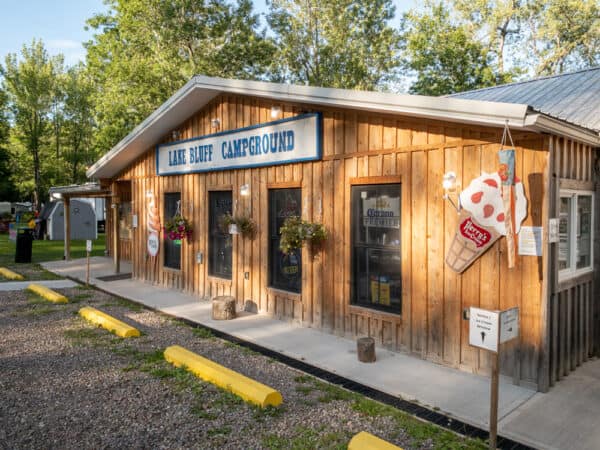 Store at Lake Bluff Campground in Wolcott New York