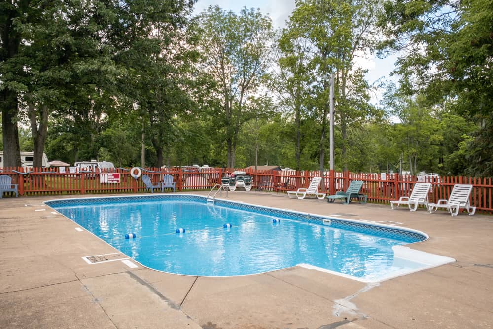 Staying the Night at Lake Bluff Campground Near Chimney Bluffs State