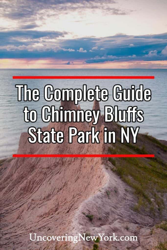 Chimney Bluffs State Park in New York