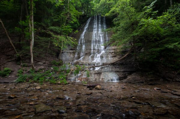 First Waterfall in Grimes Glen in Naples, New York