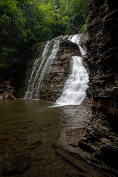 Grimes Glen Falls from the Devil's Bedroom