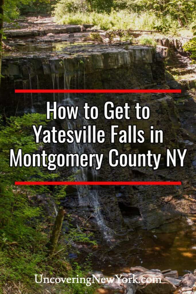 Yatesville Falls in Montgomery County New York