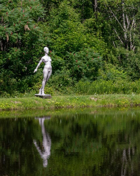 Bathers statue in Griffis Sculpture Park near Ellicottville New York