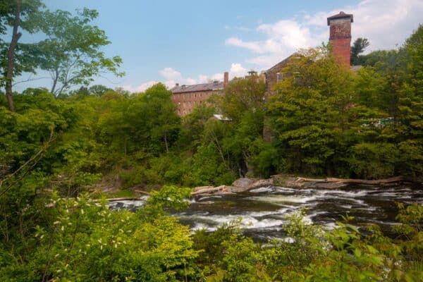 Factory on Kinderhook Creek in Stuyvesant Falls New York