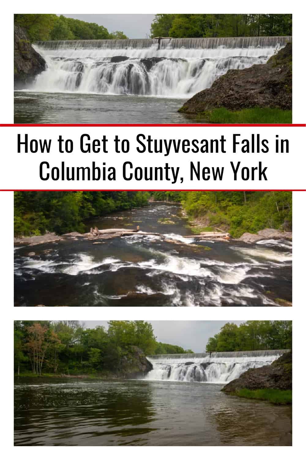 How to Get to Stuyvesant Falls in Columbia County, New York
