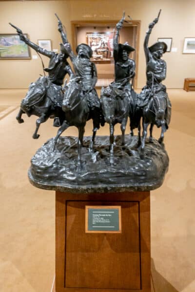 Sculpture at the Frederic Remington Museum in Ogdensburg, New York