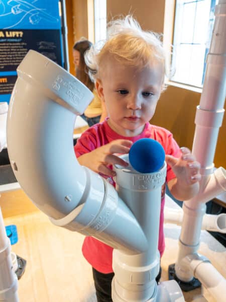 Hands-on activities at the Buffalo Museum of Science