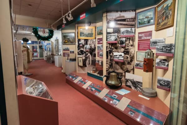 Displays inside the Onondaga Historical Association in Syracuse NY