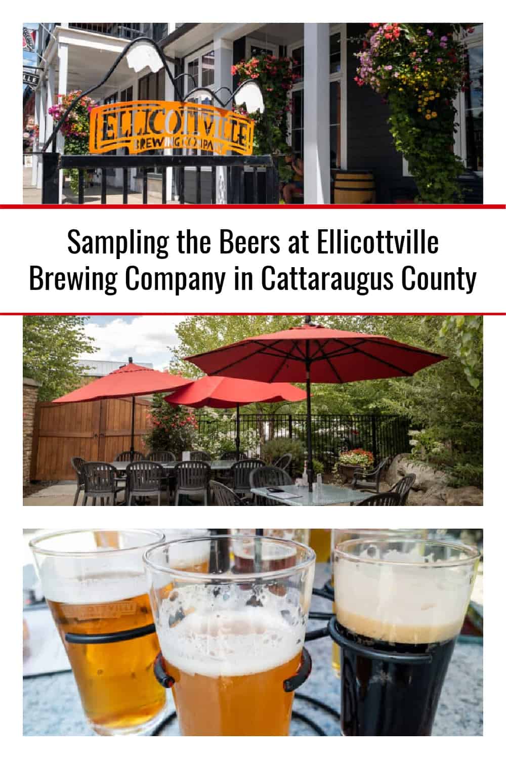 Sampling the Beers at Ellicottville Brewing Company in Cattaraugus