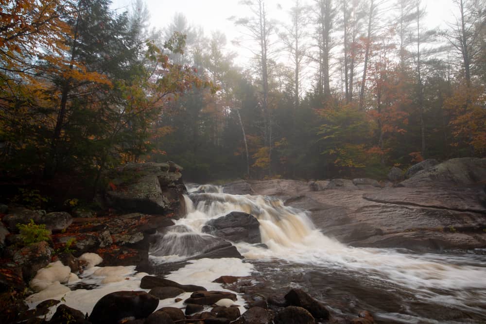 Dunkley Falls in the Adirondacks of New York