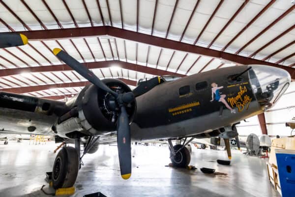 Memphis Belle World War 2 airplane at the National Warplane Museum in Geneseo NY
