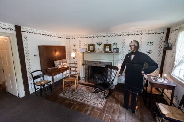 The parlor of the Millard Fillmore House near Buffalo NY