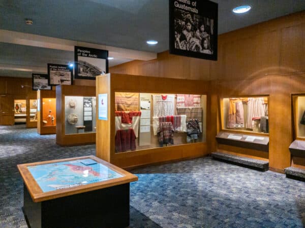 Native American displays at the Rochester Museum and Science Center in Rochester New York