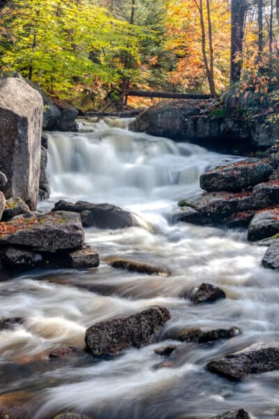 Whiskey Brook Falls in the Adirondacks