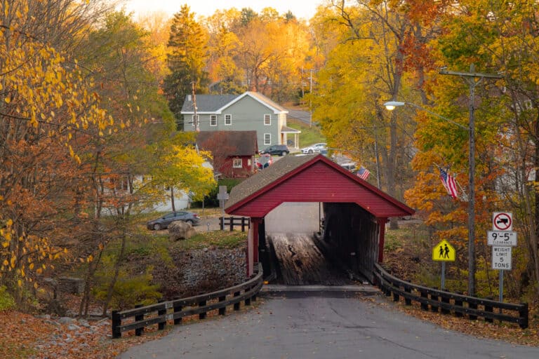 How to Get to Newfield Covered Bridge Near Ithaca, New York