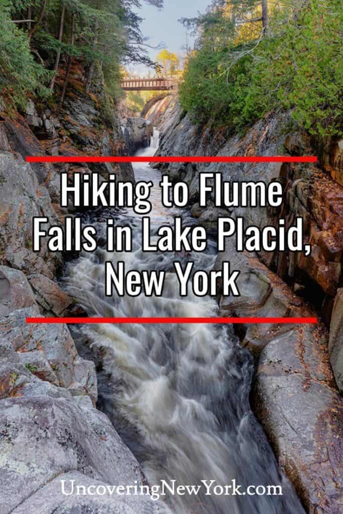 Flume Falls in Lake Placid New York