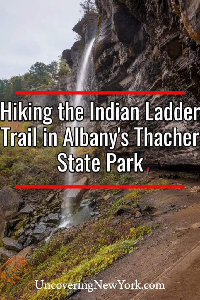 Indian Ladder Trail in Thacher State Park in Albany NY