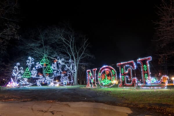 Noel display a Capital Holiday Lights in Albany NY