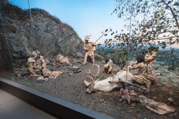 Native American diorama at the New York State Museum