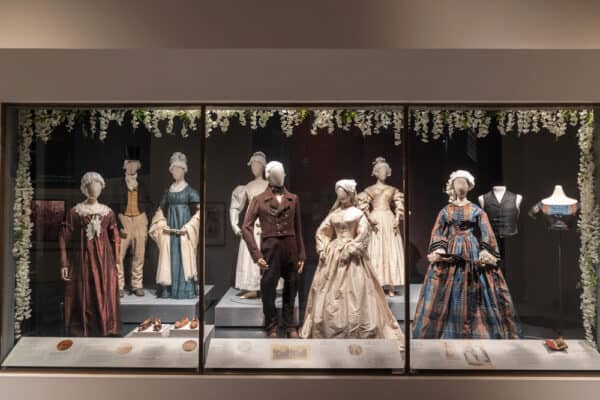 Old Clothing on display at the New York State Museum in Albany