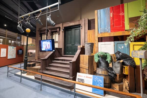 Sesame Street set at the New York State Museum in Albany NY