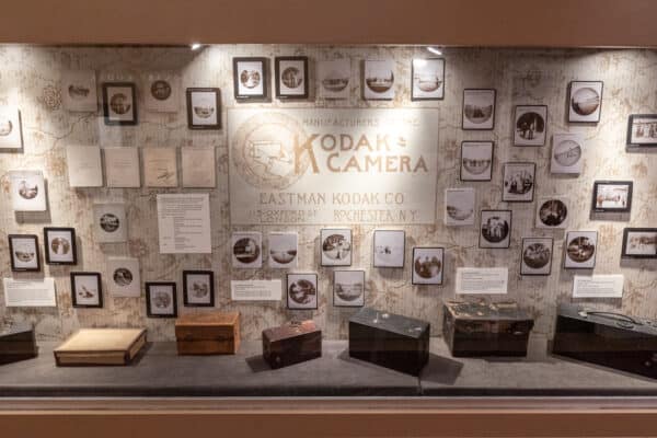 Kodak display at the George Eastman Museum in Rochester NY