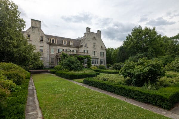 Grounds of the George Eastman Museum in Rochester New York
