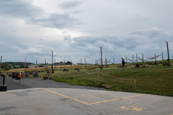 Beer Garden at Other Half Brewing Company in the Finger Lakes