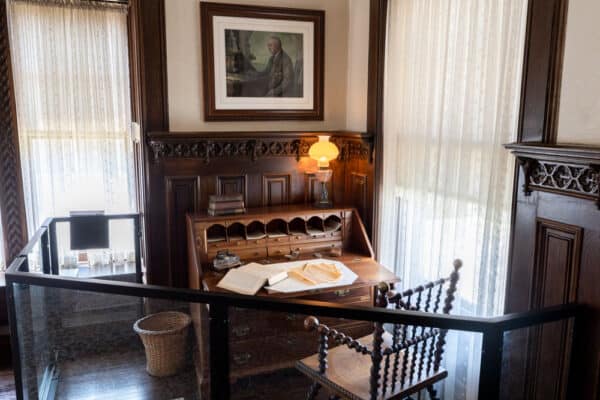 Desk inside the Theodore Roosevelt Inaugural Site in Buffalo NY