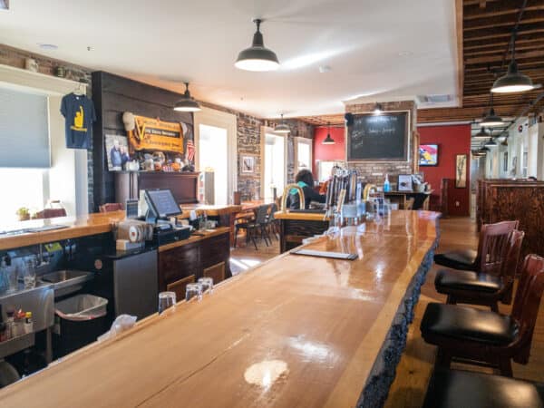 Taproom at Valcour Brewing Company in Plattsburgh New York