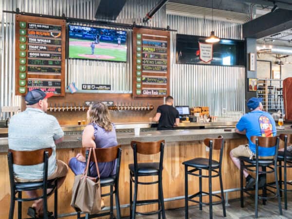 Inside the Community Beer Works taproom in Buffalo New York
