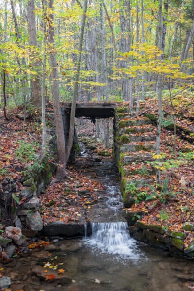 Stone Bridge in Shawangunk Ridge State Forest near Ellenville NY