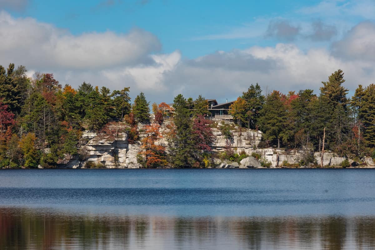 Hiking the Lake Minnewaska Trail at Minnewaska State Park Preserve