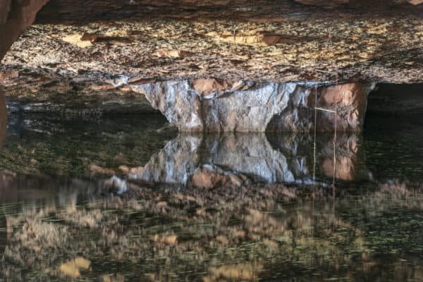 Reflections inside the Widow Jane Mine in the Catskills