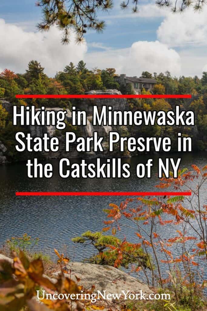 Lake Minnewaska in Minnewaska State Park Preserve in New York