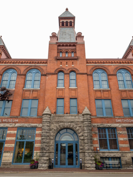 Outside The Rockwell Museum in Corning New York