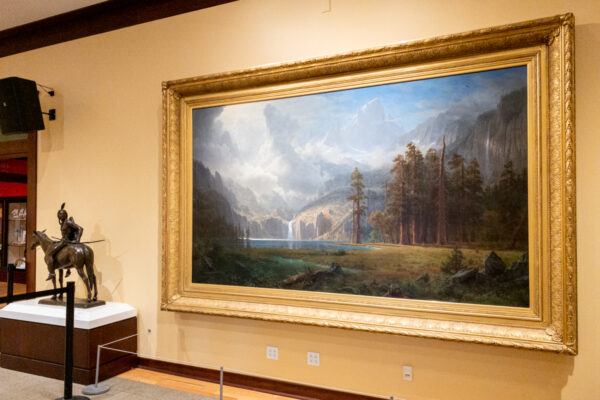 Large painting at the Rockwell Museum in the Finger Lakes