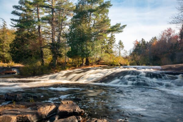 Bog River Falls in the Adirondacks of New York