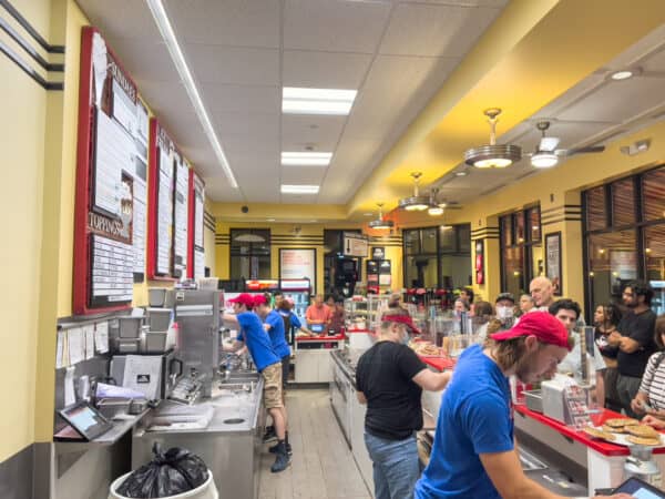 Inside Purity Ice Cream in Ithaca New York