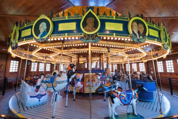 The Empire State Carousel at the Farmers' Museum in Cooperstown New York