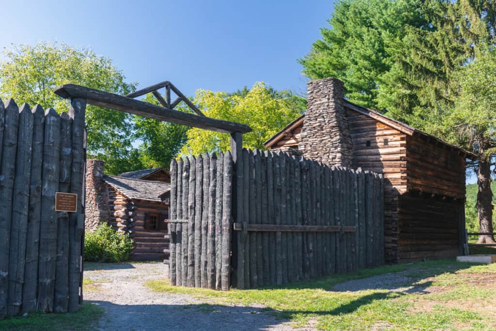 The entrance to Fort Delaware Museum in Narrowsburg, New York