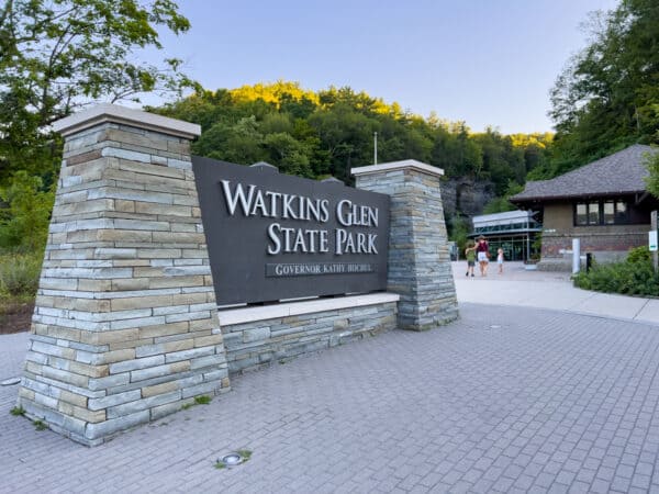 The lower entrance to Watkins Glen State Park in New York