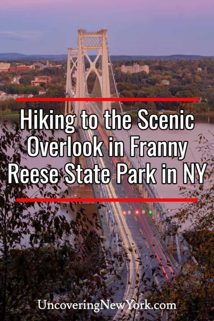 Franny Reese State Park in Hudson New York