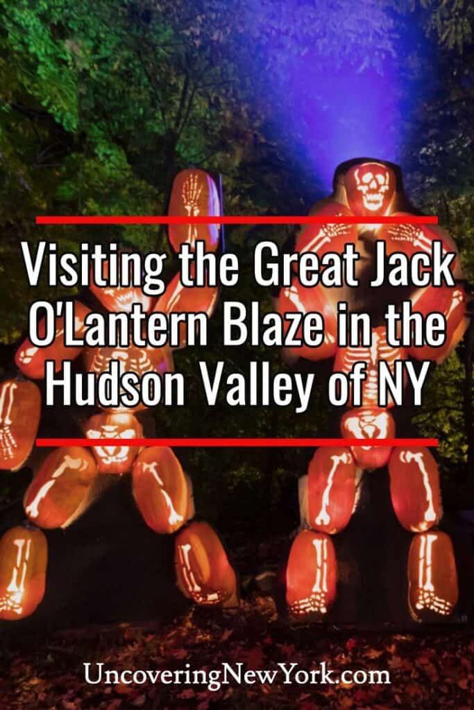 Great Jack O'Lantern Blaze in the Hudson Valley of New York